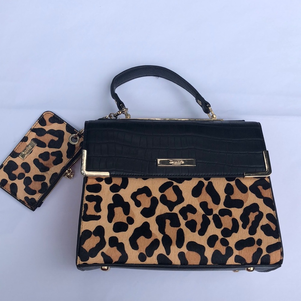 NWOT Leopard Crossbody Satchel